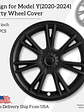 4 PCS 19Inch Sporty Wheel Hub Cap Fully Wrap Rim Cover for Tesla Model Y 2020-2024 - thumbnail 2