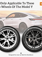 4 PCS 19Inch Sporty Wheel Hub Cap Fully Wrap Rim Cover for Tesla Model Y 2020-2024 - thumbnail 4