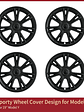 4 PCS 19Inch Sporty Wheel Hub Cap Fully Wrap Rim Cover for Tesla Model Y 2020-2024 - thumbnail 8