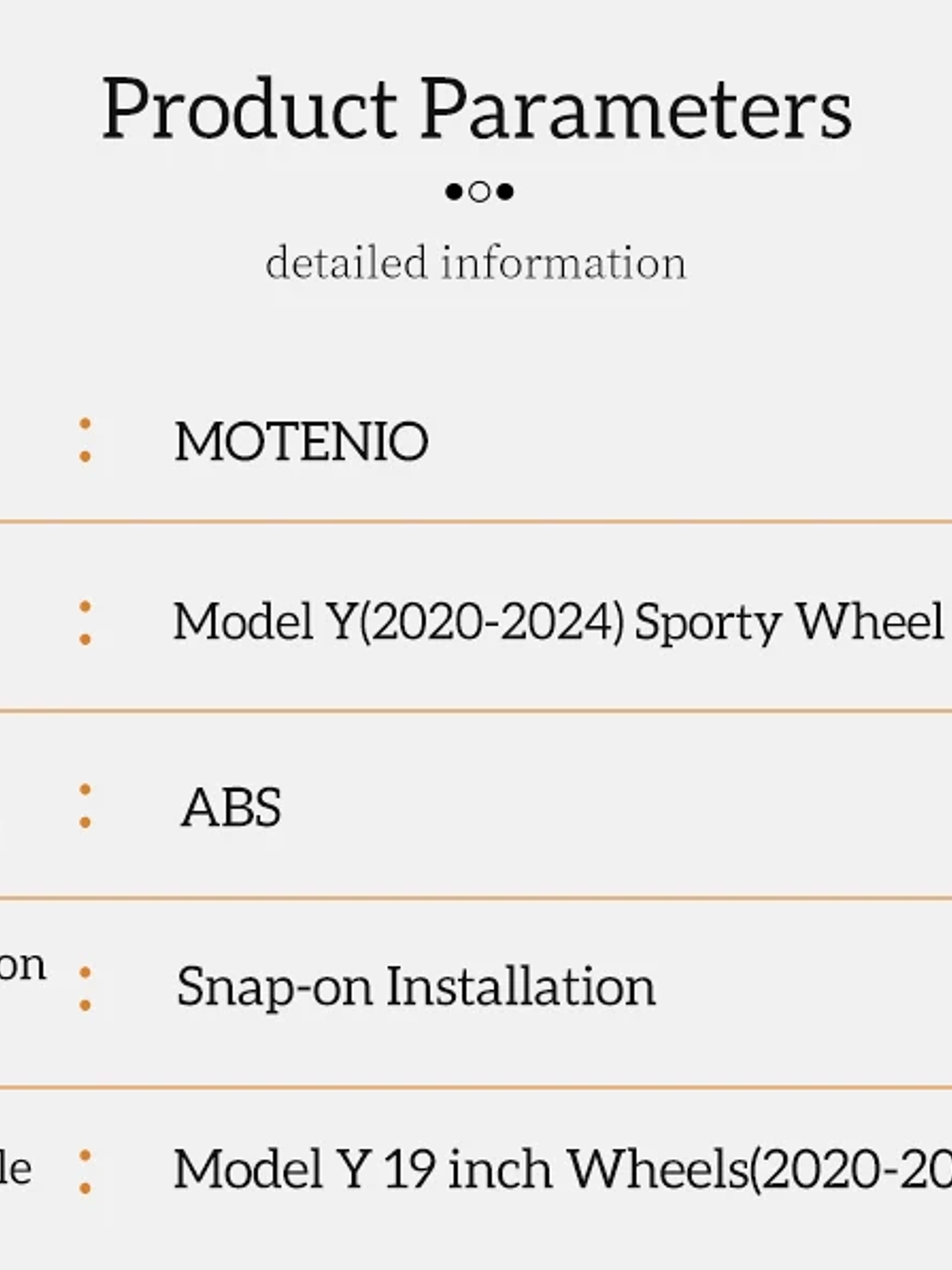 4 PCS 19Inch Sporty Wheel Hub Cap Fully Wrap Rim Cover for Tesla Model Y 2020-2024 12