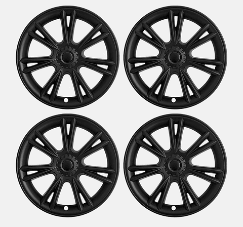 4 PCS 19Inch Sporty Wheel Hub Cap Fully Wrap Rim Cover for Tesla Model Y 2020-2024