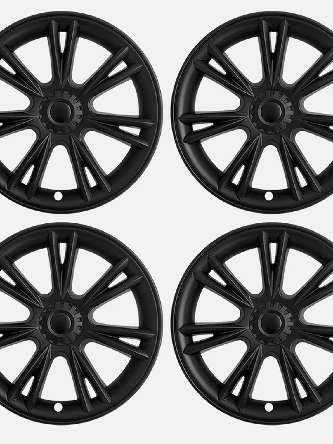4 PCS 19Inch Sporty Wheel Hub Cap Fully Wrap Rim Cover for Tesla Model Y 2020-2024 1