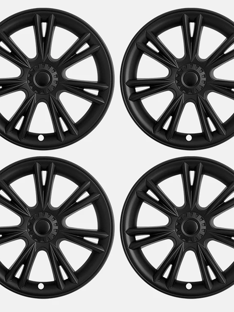 4 PCS 19Inch Sporty Wheel Hub Cap Fully Wrap Rim Cover for Tesla Model Y 2020-2024 1