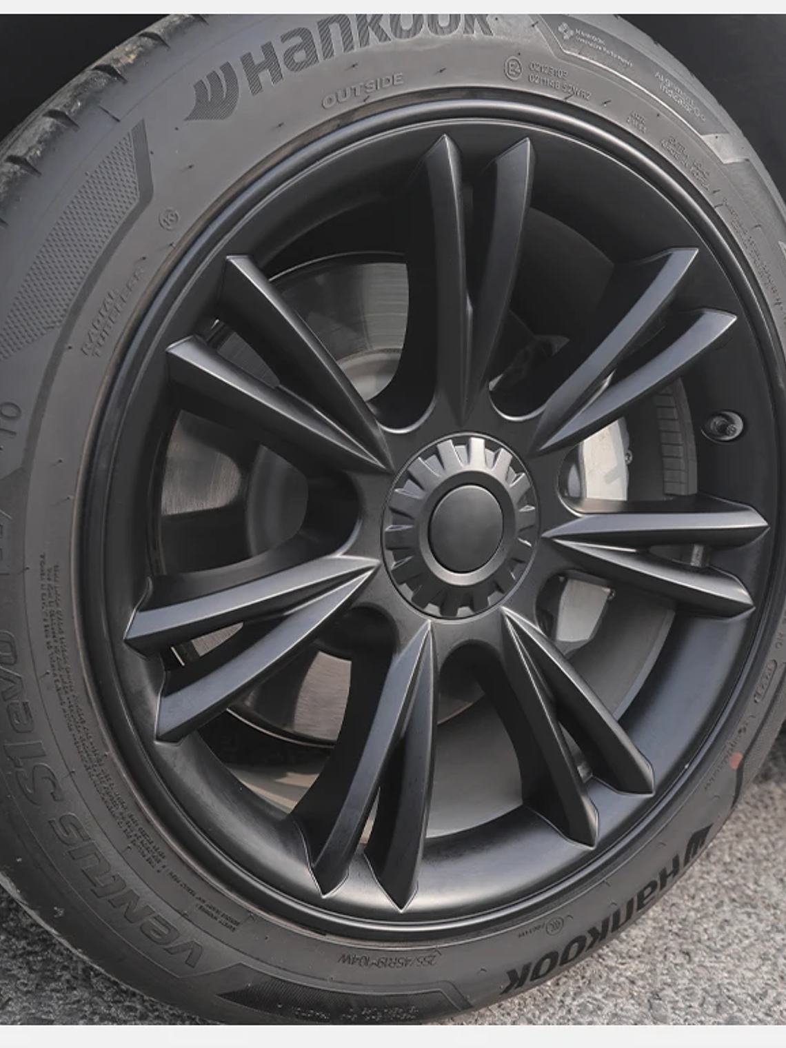 4 PCS 19Inch Sporty Wheel Hub Cap Fully Wrap Rim Cover for Tesla Model Y 2020-2024 20