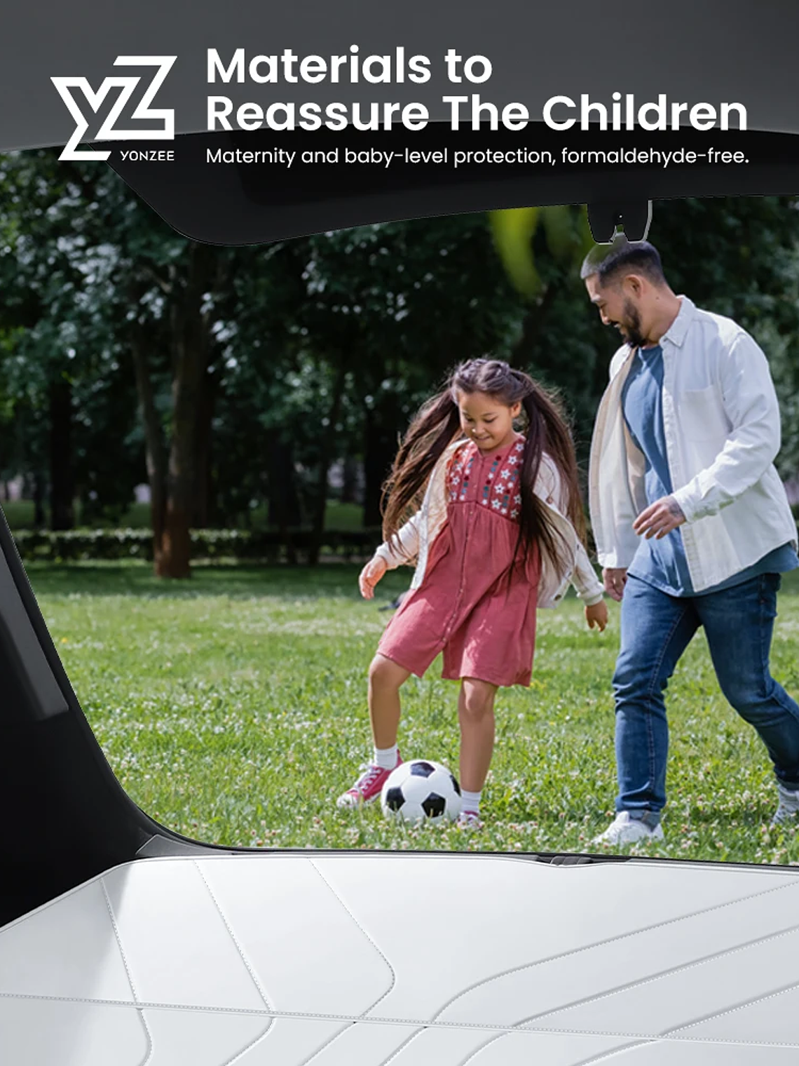 YZ High Quality Leather Trunk Mat For Tesla Model Y  Custom Full Cover Mats 5