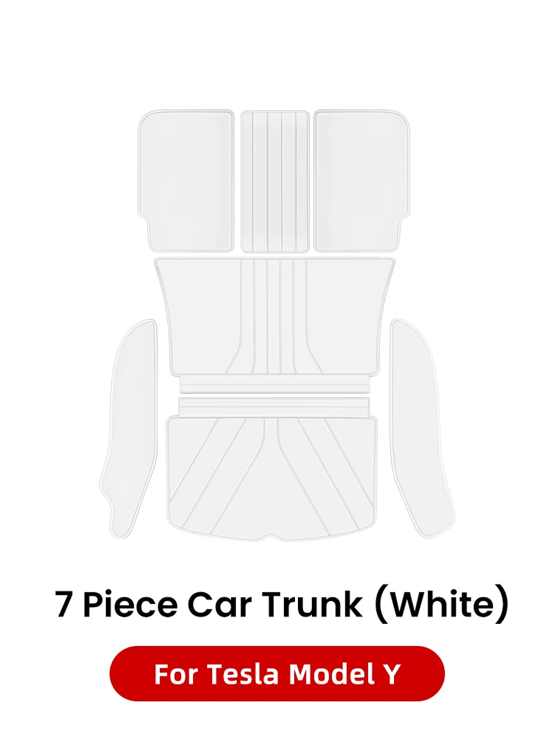 YZ High Quality Leather Trunk Mat For Tesla Model Y  Custom Full Cover Mats 9