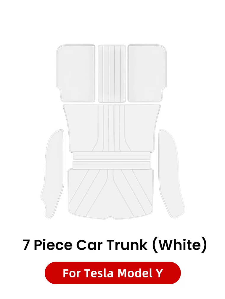 YZ High Quality Leather Trunk Mat For Tesla Model Y  Custom Full Cover Mats 9