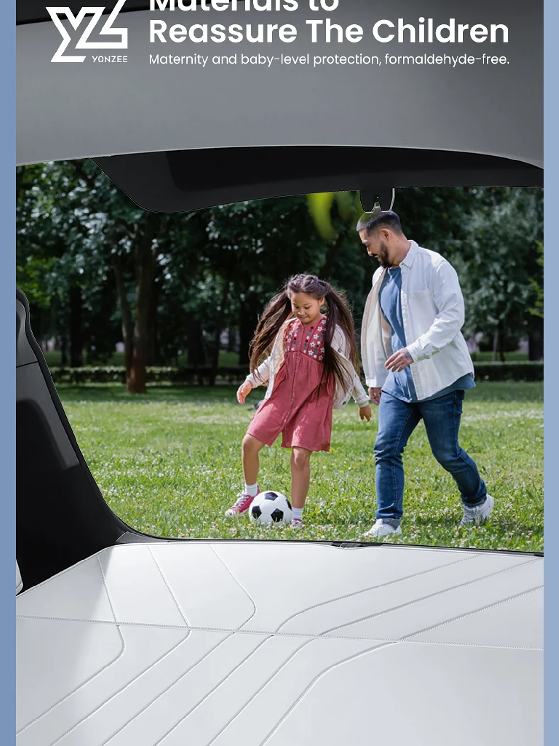 YZ High Quality Leather Trunk Mat For Tesla Model Y  Custom Full Cover Mats 14