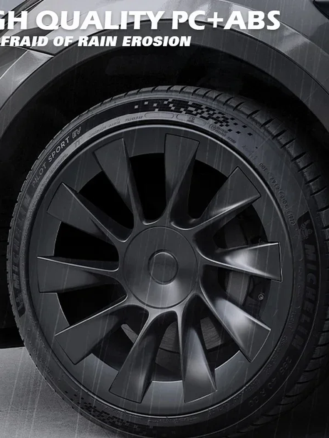 4PCS For Tesla Model Y 20 Inch Wheel Hub Protection Ring (2020-2024) 4