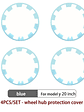 4PCS For Tesla Model Y 20 Inch Wheel Hub Protection Ring (2020-2024) - thumbnail 10
