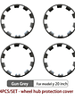 4PCS For Tesla Model Y 20 Inch Wheel Hub Protection Ring (2020-2024) - thumbnail 12