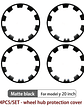 4PCS For Tesla Model Y 20 Inch Wheel Hub Protection Ring (2020-2024) - thumbnail 13