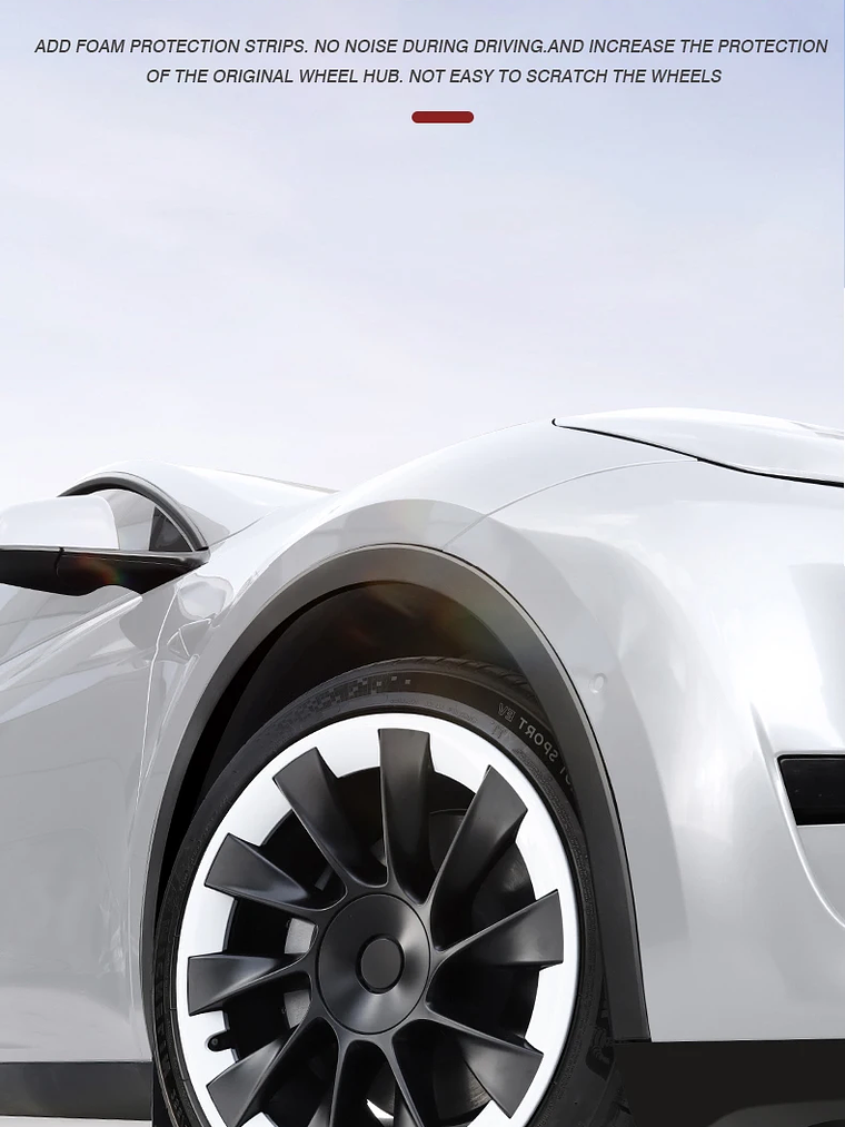 4PCS For Tesla Model Y 20 Inch Wheel Hub Protection Ring (2020-2024) 17