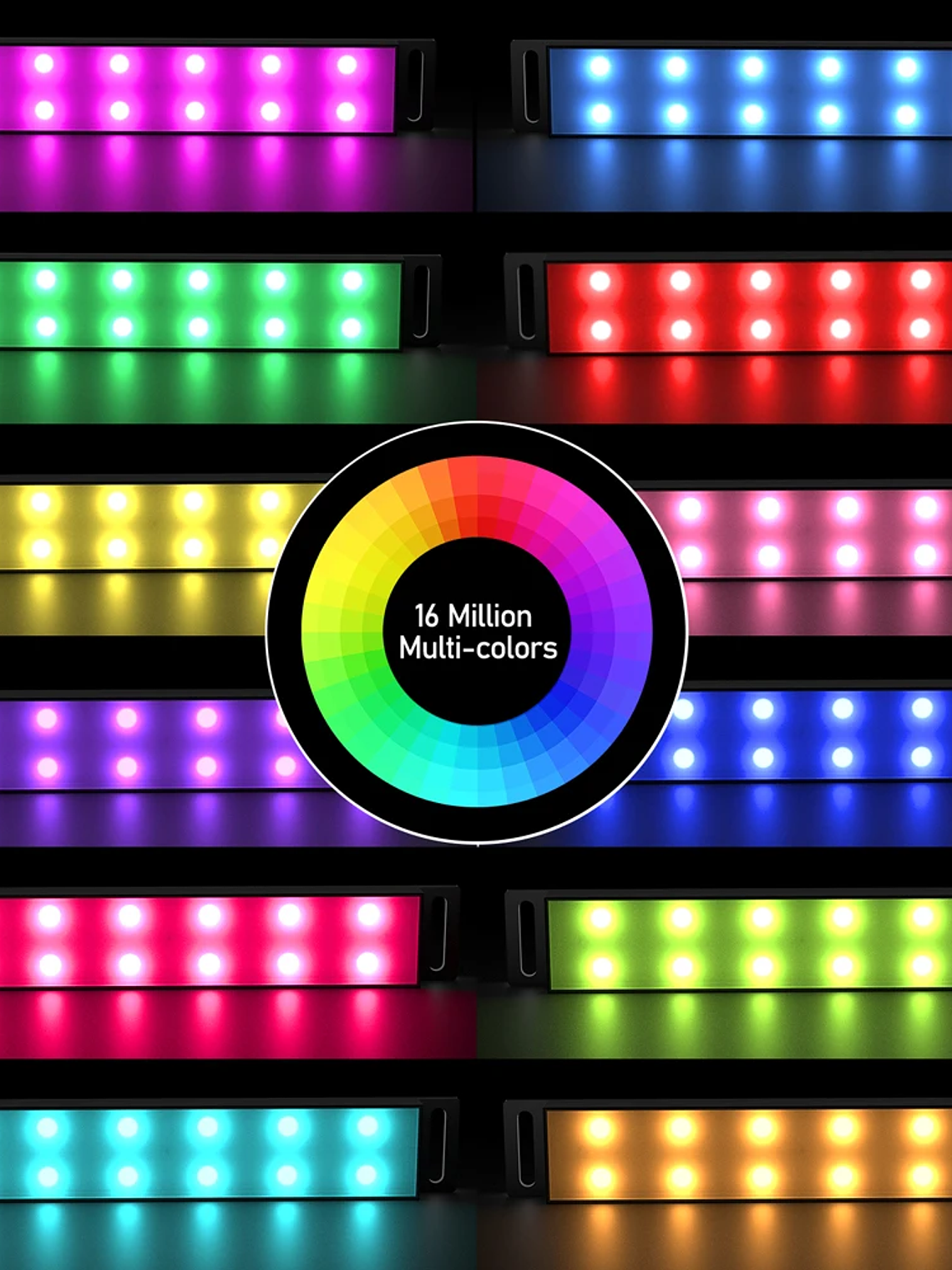 Car Interior Ambient Foot Well Light In Car APP Control Neon LED 4