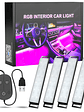 Car Interior Ambient Foot Well Light In Car APP Control Neon LED - thumbnail 8