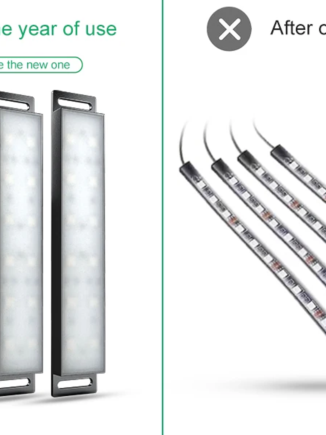 Car Interior Ambient Foot Well Light In Car APP Control Neon LED 17