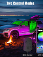 Car Interior Ambient Foot Well Light In Car APP Control Neon LED - thumbnail 35