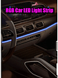 2/3/4/5M RGB Car Interior Ambient LED Light Strip Invisible USB Fiber Optic - thumbnail 8