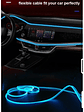 2/3/4/5M RGB Car Interior Ambient LED Light Strip Invisible USB Fiber Optic - thumbnail 10