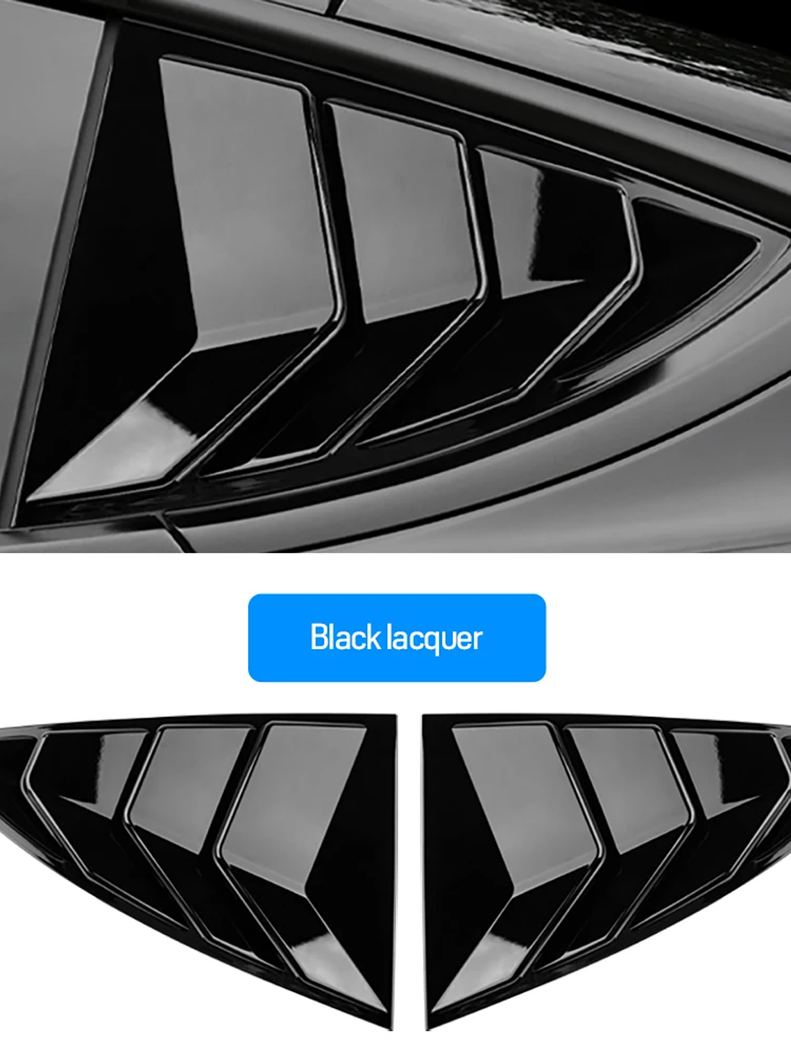 ABS Rear Car Window Shutter Cover For Tesla Model 3 2017-2023 Highland 2024 10