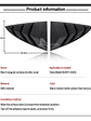 ABS Rear Car Window Shutter Cover For Tesla Model 3 2017-2023 Highland 2024 - thumbnail 13