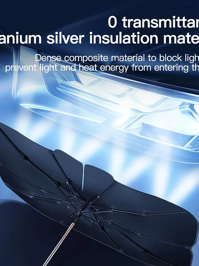 For Tesla Model Y/3/S/X Sunshades Parasol Car Front Sunshades 5