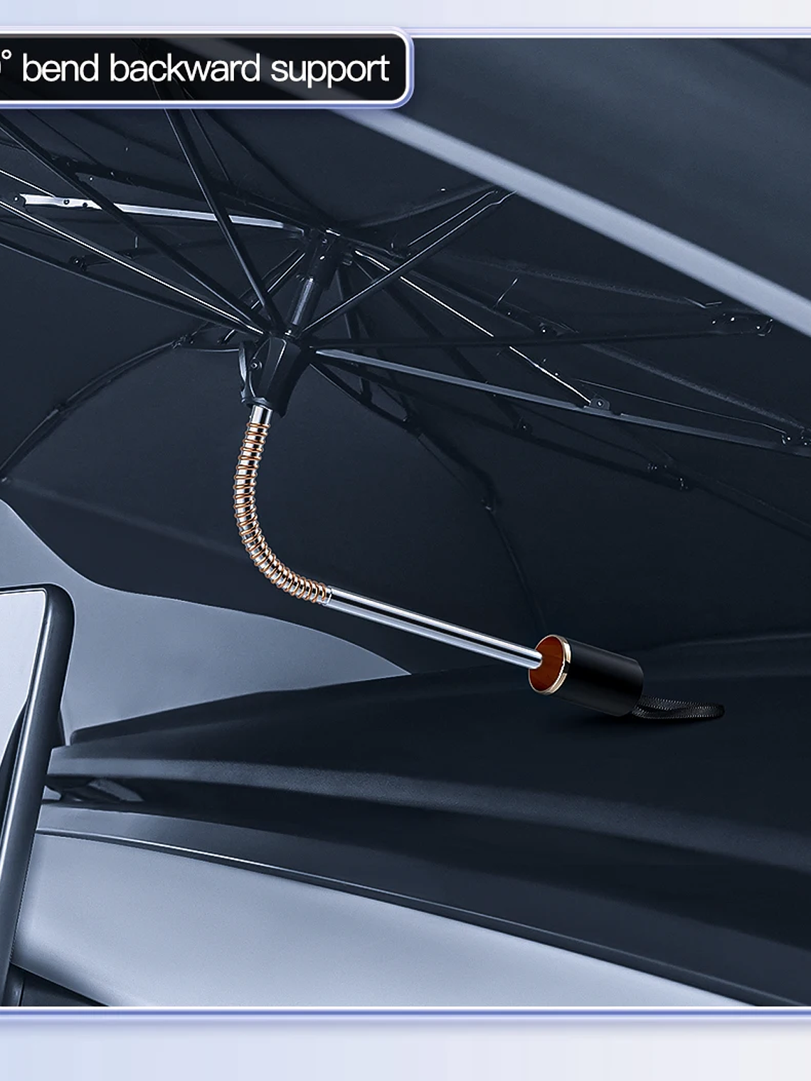 For Tesla Model Y/3/S/X Sunshades Parasol Car Front Sunshades 11