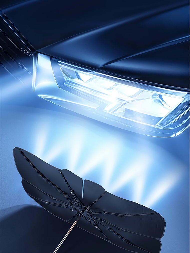 For Tesla Model Y/3/S/X Sunshades Parasol Car Front Sunshades 17