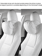 Suede Comfortable Headrest Neck Pillow For Tesla Highland Model 3/Y Model S Model X - thumbnail 5