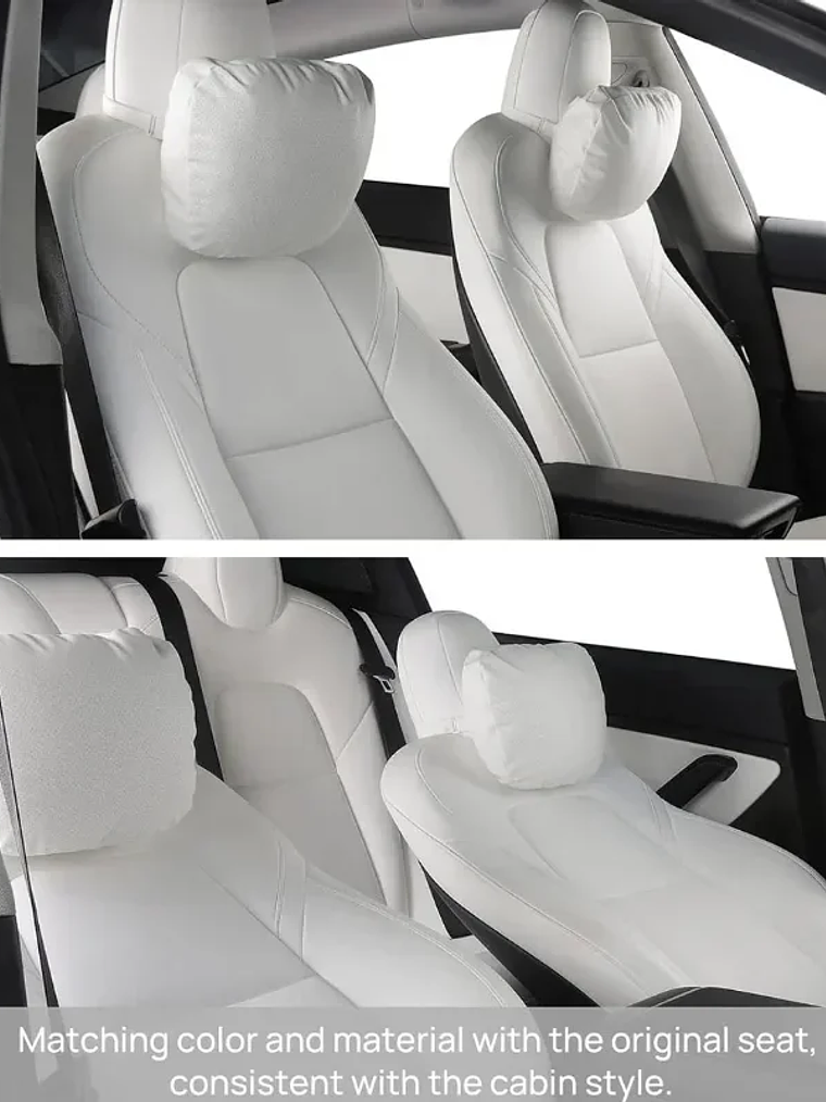 Suede Comfortable Headrest Neck Pillow For Tesla Highland Model 3/Y Model S Model X 6