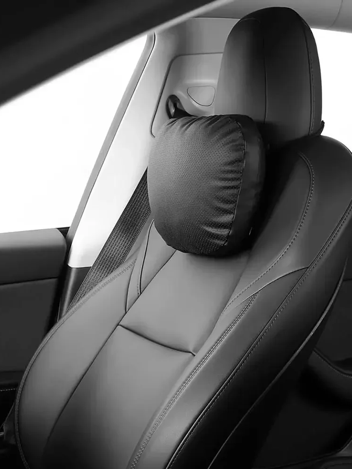 Suede Comfortable Headrest Neck Pillow For Tesla Highland Model 3/Y Model S Model X 8