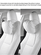 Suede Comfortable Headrest Neck Pillow For Tesla Highland Model 3/Y Model S Model X - thumbnail 12