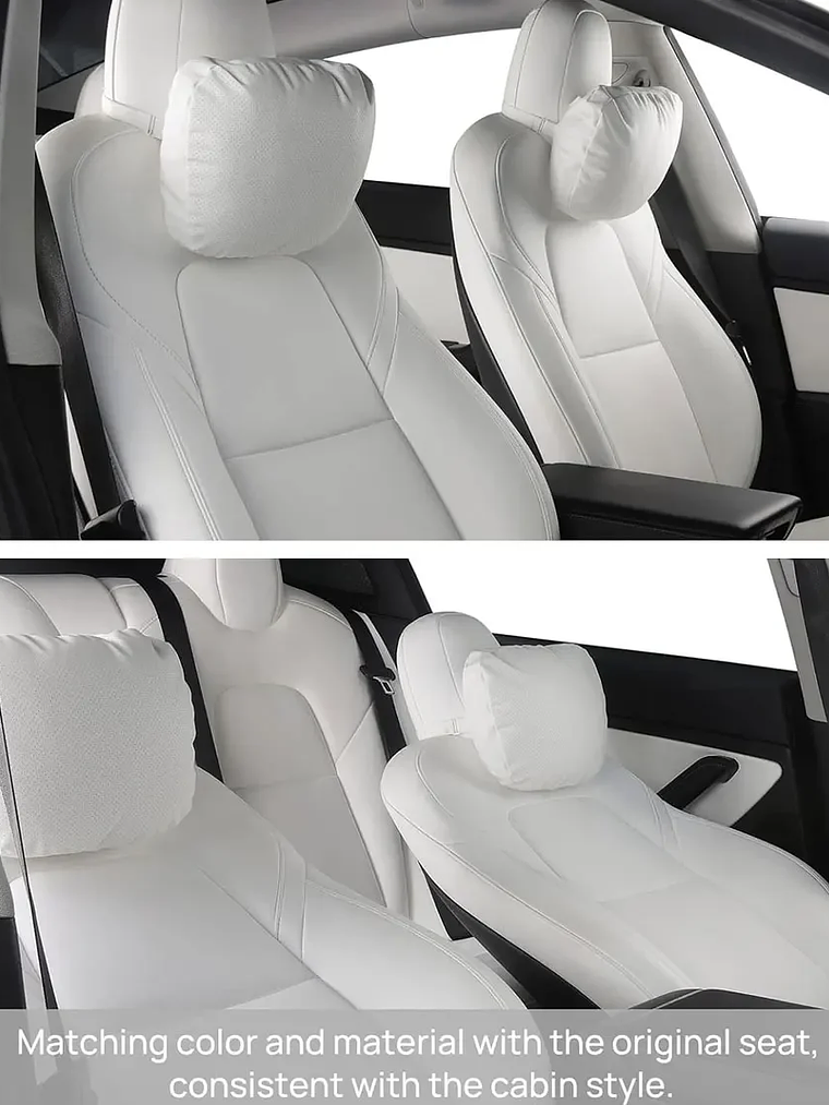 Suede Comfortable Headrest Neck Pillow For Tesla Highland Model 3/Y Model S Model X 13