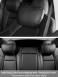 Suede Comfortable Headrest Neck Pillow For Tesla Highland Model 3/Y Model S Model X - thumbnail 14