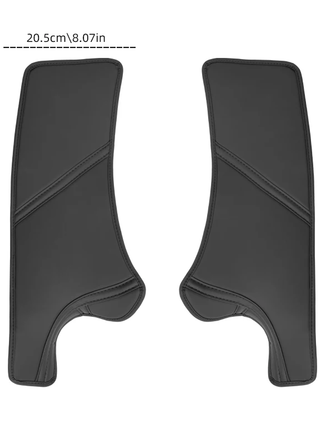 Tesla Model Y rear door sill anti kick pad, rear door suede protection pad 6