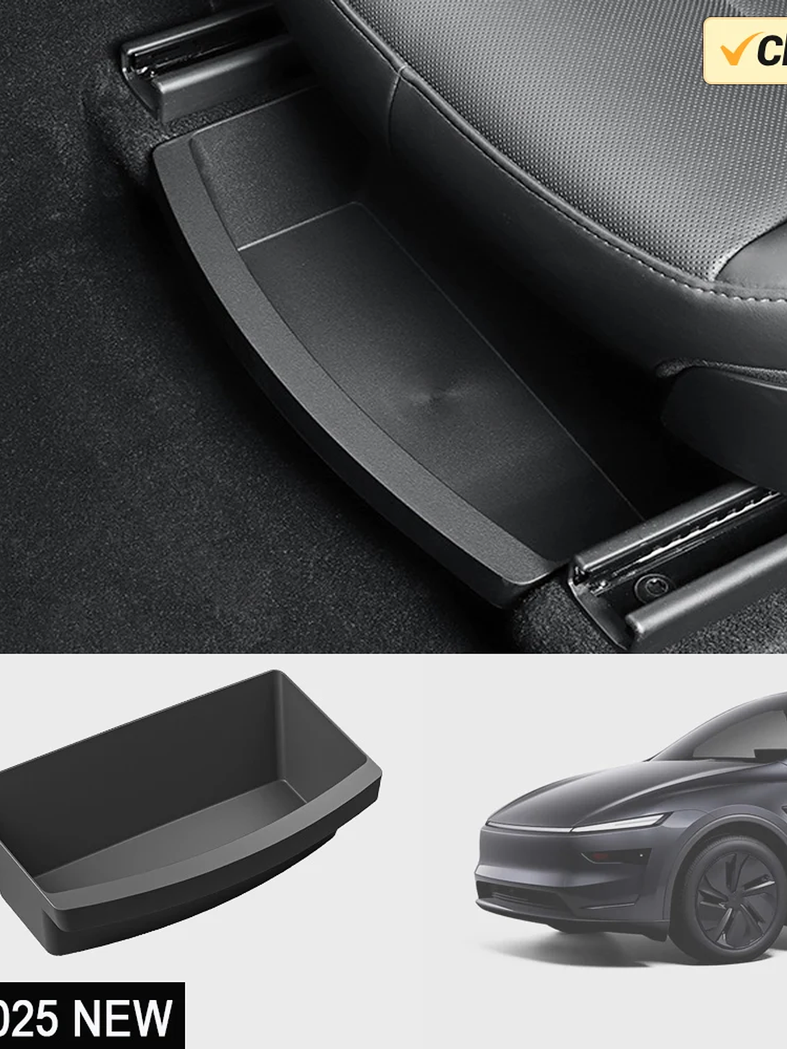 Underseat Storage Box Organizer for Tesla Model Y Juniper 2