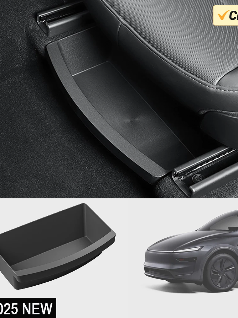 Underseat Storage Box Organizer for Tesla Model Y Juniper 2