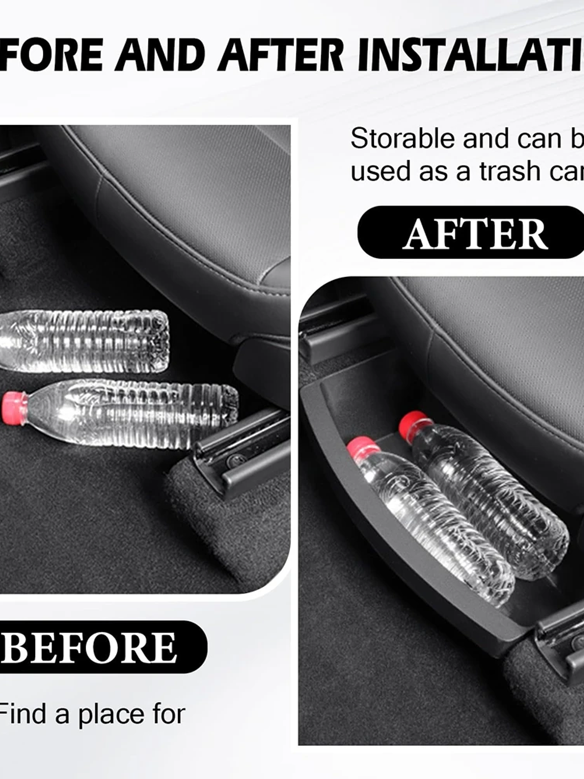 Underseat Storage Box Organizer for Tesla Model Y Juniper 4