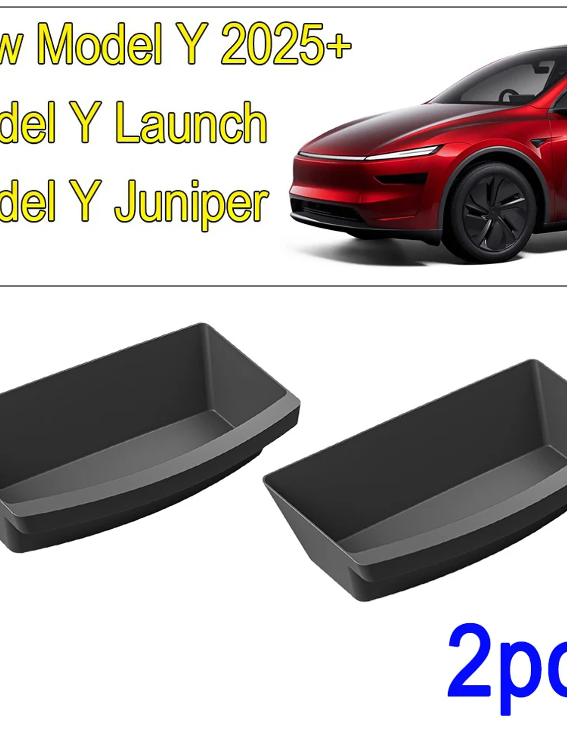 Underseat Storage Box Organizer for Tesla Model Y Juniper 9