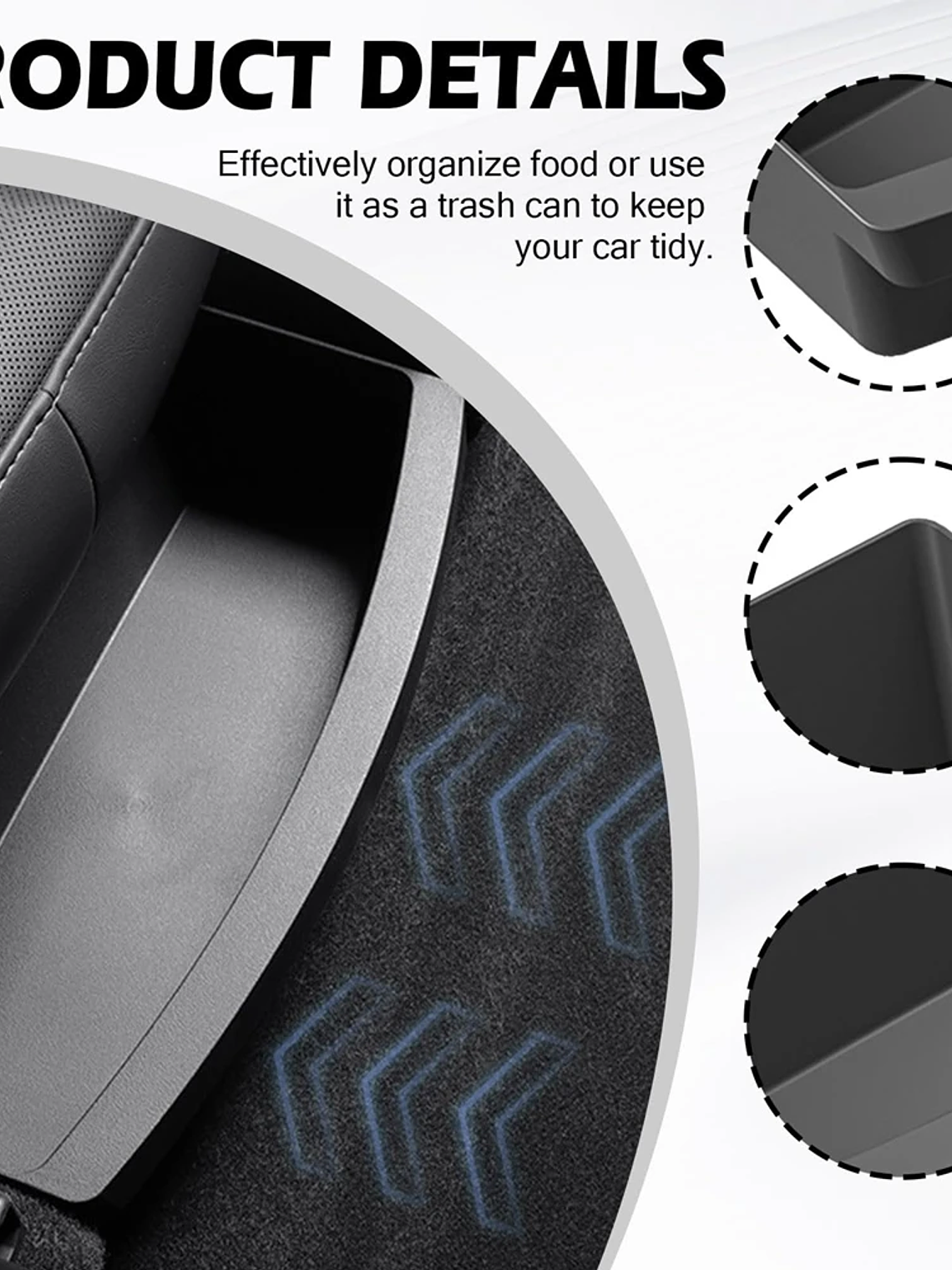 Underseat Storage Box Organizer for Tesla Model Y Juniper 13