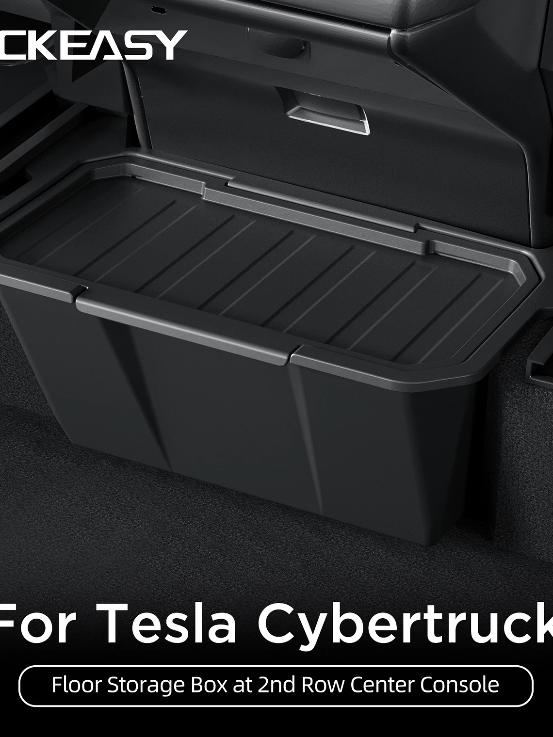 Tesla Cybertruck Rear Seat Storage Box Under Air Vent Storage Case 2