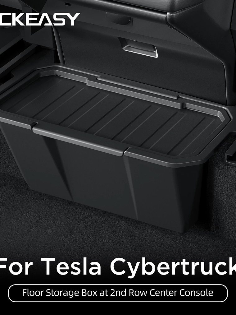 Tesla Cybertruck Rear Seat Storage Box Under Air Vent Storage Case 2