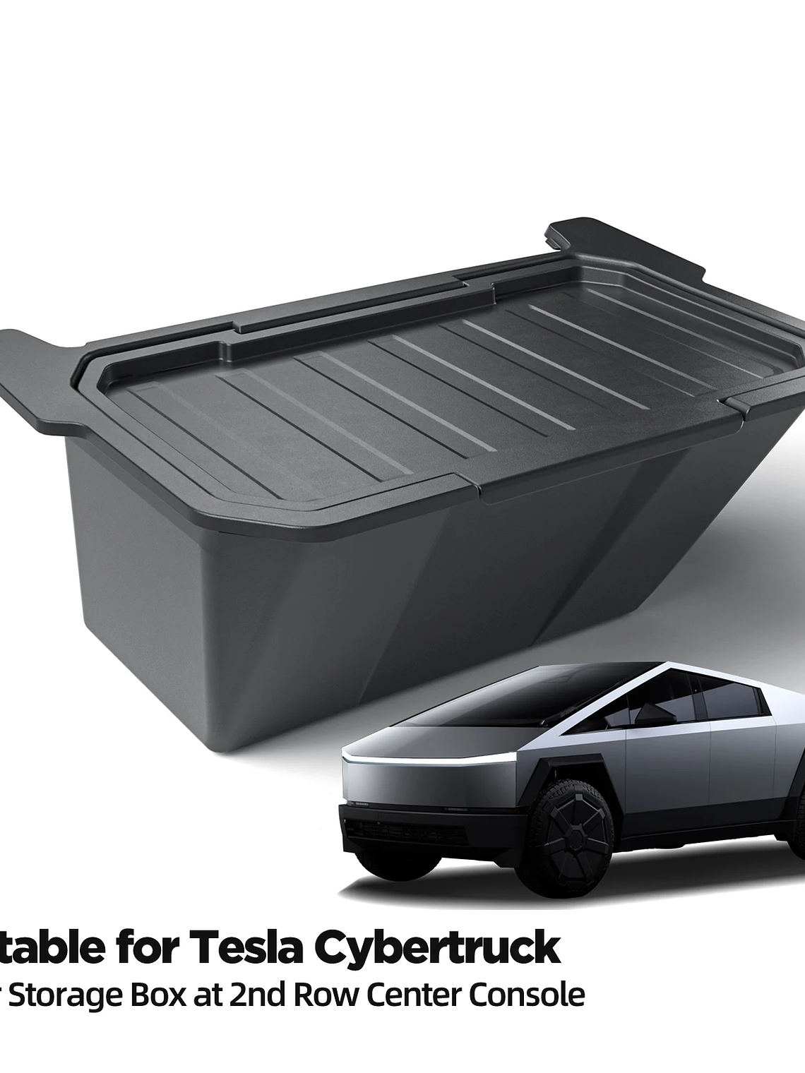 Tesla Cybertruck Rear Seat Storage Box Under Air Vent Storage Case 3