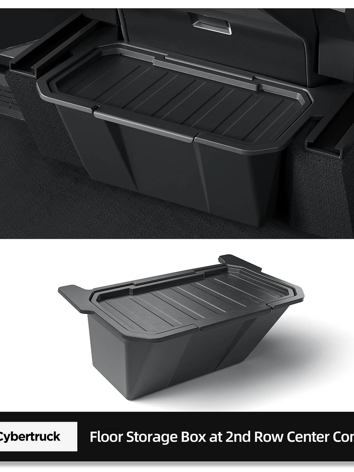 Tesla Cybertruck Rear Seat Storage Box Under Air Vent Storage Case 6