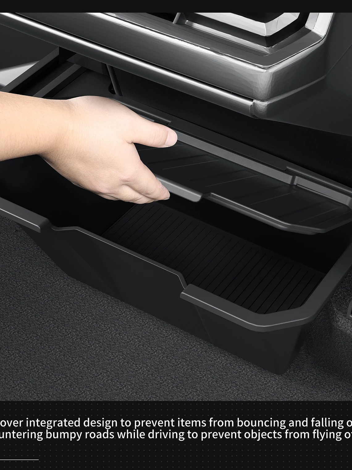 Tesla Cybertruck Rear Seat Storage Box Under Air Vent Storage Case 10