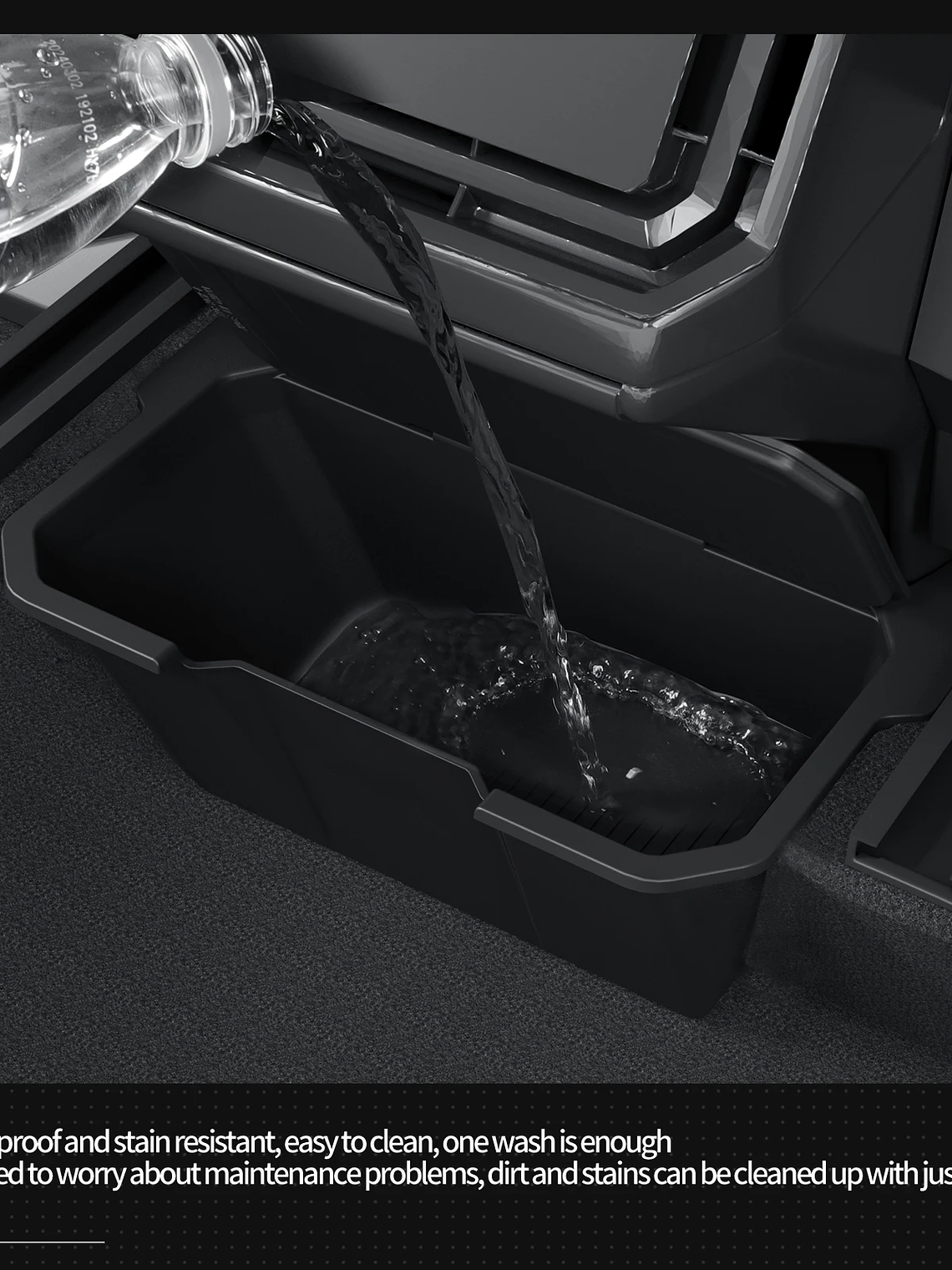 Tesla Cybertruck Rear Seat Storage Box Under Air Vent Storage Case 12