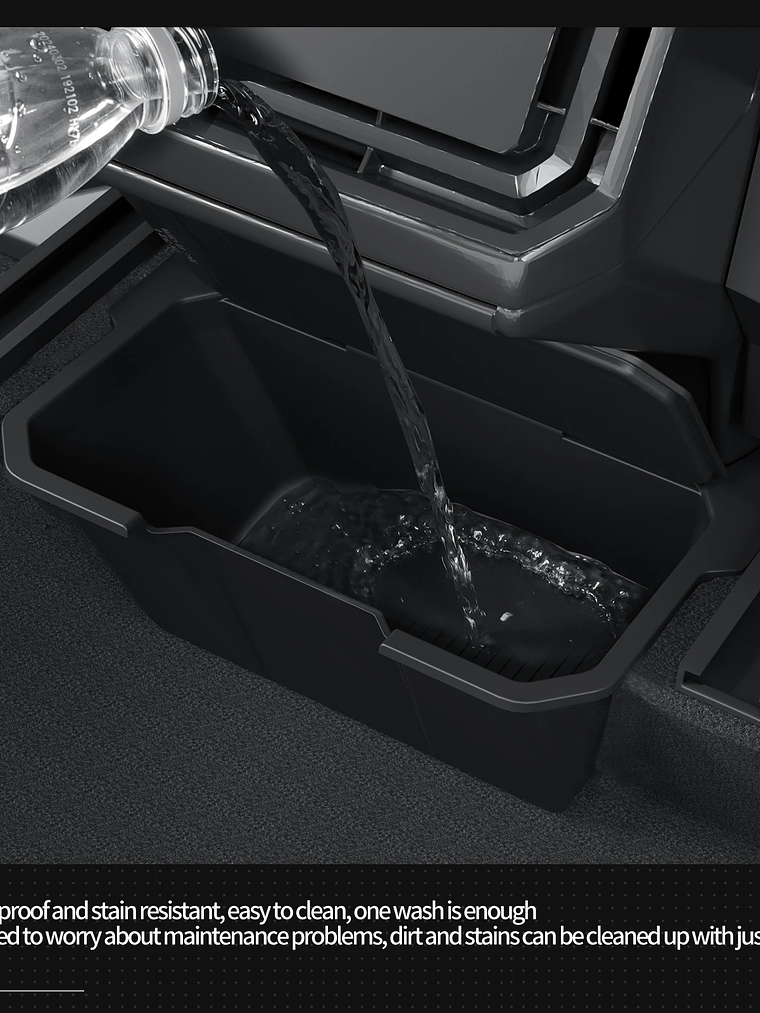 Tesla Cybertruck Rear Seat Storage Box Under Air Vent Storage Case 12
