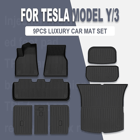 Tesla Floor Mats Model Y Model 3 2024 Left Rudder Luggage Mat