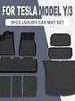 Tesla Floor Mats Model Y Model 3 2024 Left Rudder Luggage Mat - thumbnail 2