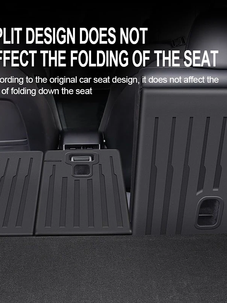 Tesla Floor Mats Model Y Model 3 2024 Left Rudder Luggage Mat 4
